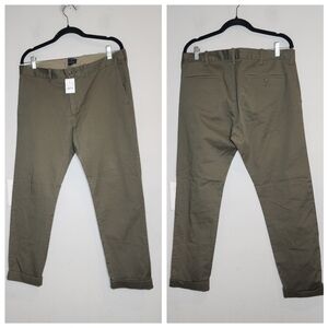 NWT J. Crew Flex Driggs Green Chino Pants Men's size 33